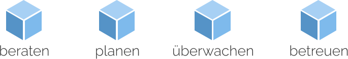beraten planen überwachen betreuen